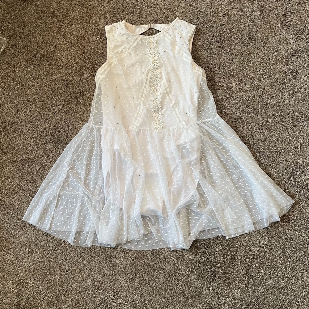White Lyrical Dance Costume